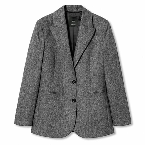 Mango Blake Wool Suit Blazer Sz XS - Picture 1 of 12